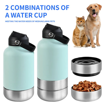 3 in 1 Stainless Steel Pet Bottle